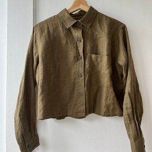 Linen long sleeve shirt